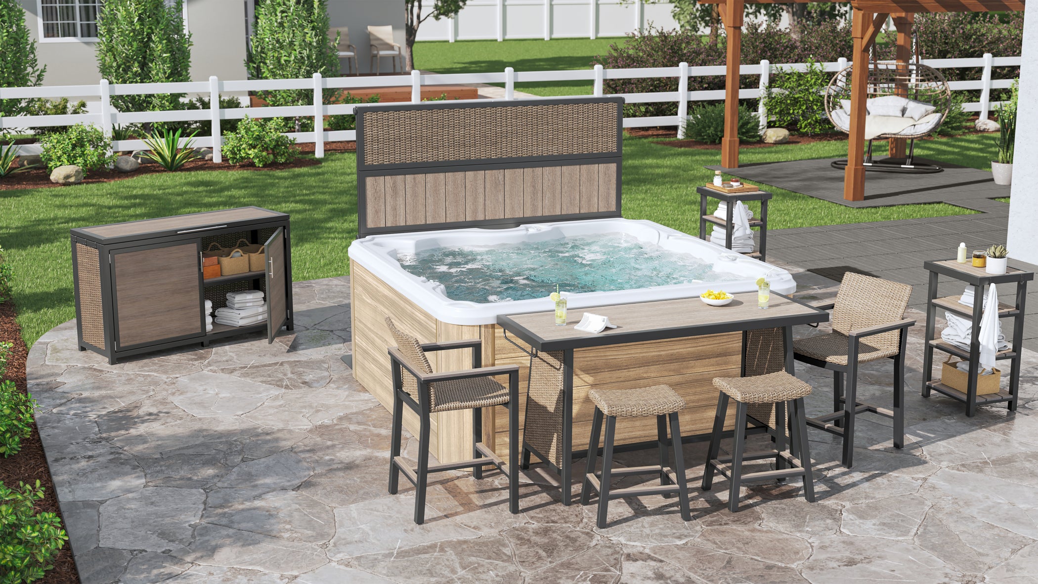 Modern Hot Tub Furniture & Accessories | Infinitree – Infinitree Outdoor